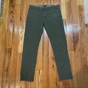 J Crew Slim-fit Flex Khaki Pants (Catskill Green)